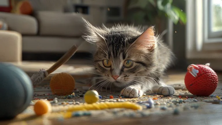 Brinquedos que Estimulam a Caça e o Instinto dos Gatos