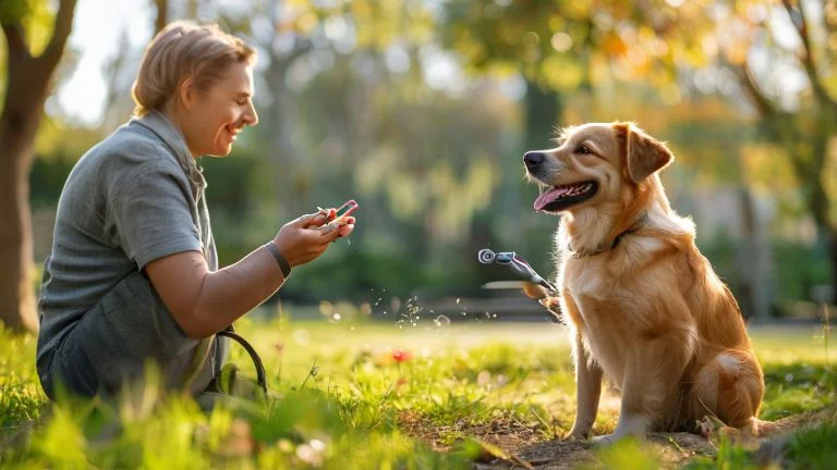 Como usar o clicker para melhorar o adestramento do seu cão