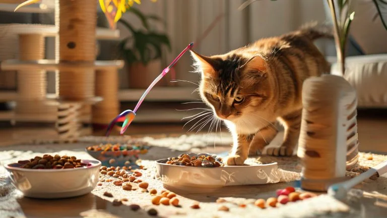 Como evitar a obesidade alimentar em gatos domésticos