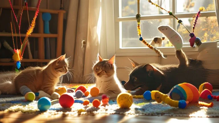 Como brinquedos sensoriais melhoram a vida de gatos e cães