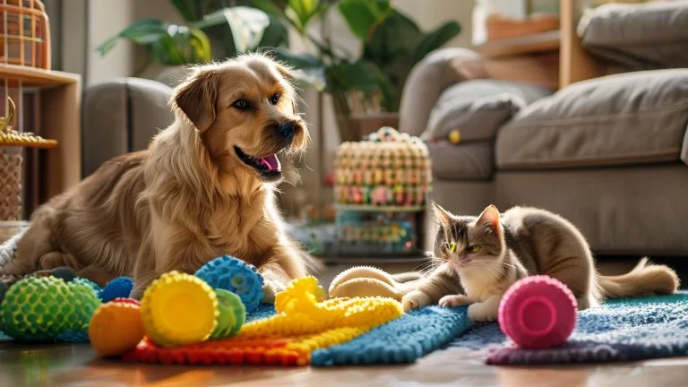 Como brinquedos ajudam a reduzir a ansiedade em cães e gatos