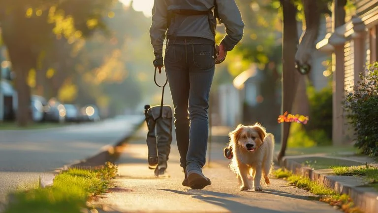 Como ensinar seu cão a passear tranquilo ao seu lado