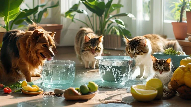 Por que a hidratação é vital para a saúde dos pets