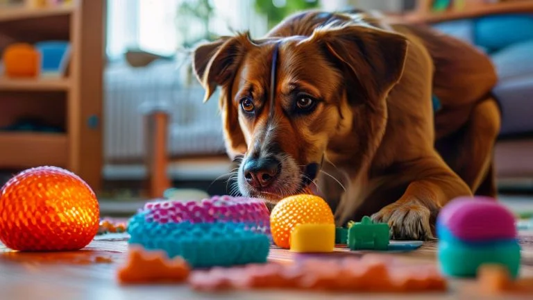 Como os Brinquedos Educacionais Estimulam Cães Adultos