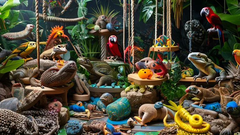 Guia Essencial para Escolher Brinquedos Ideais para Animais Exóticos